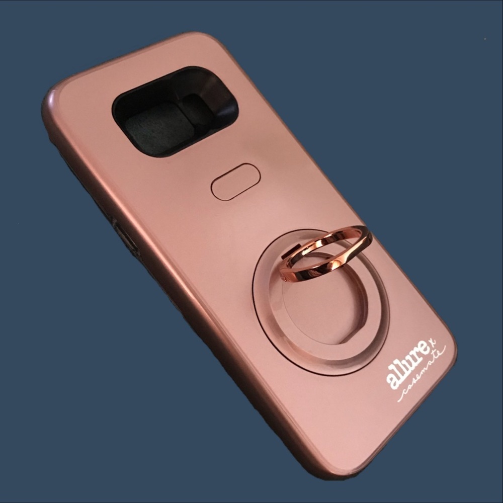 Samsung Galaxy S8 Rose Gold Selfie Case - Picture 3 of 4